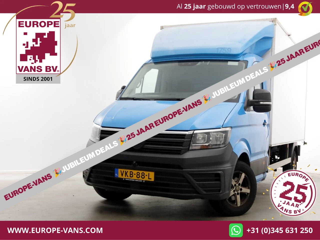 Volkswagen Crafter 2021 - 35 2.0 TDI E6 Bakwagen met achterdeuren 2-Persoons 04-2021 image 1