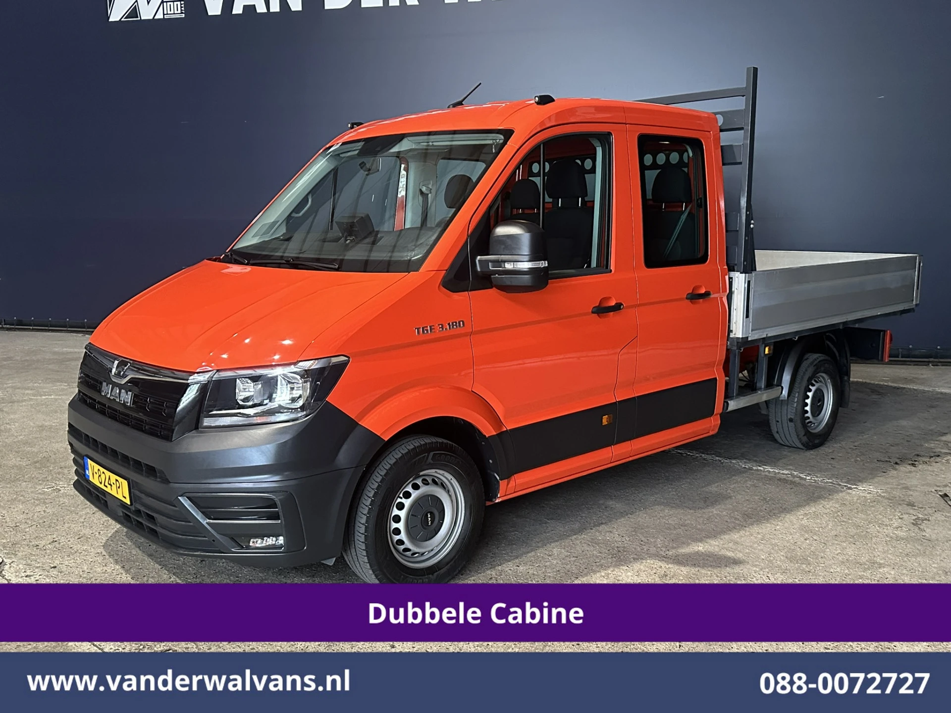MAN TGE 2018 - 2.0 177pk Pick Up Dubbele Cabine 3500kg Trekhaak Open Laadbak Euro6 Airco | 6-Zits | Camera | Navigatie | Apple Carplay afbeelding 10