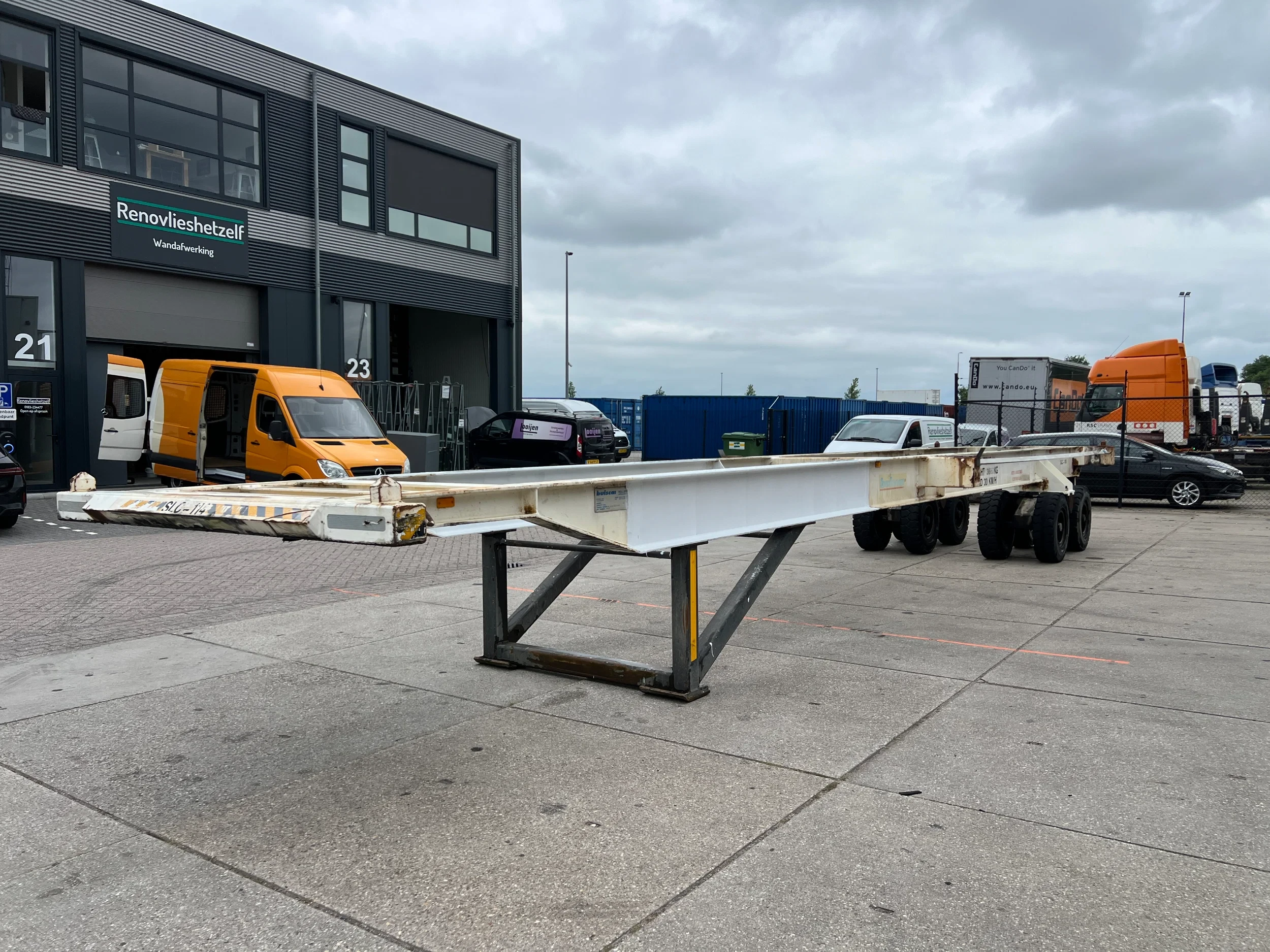 Buiscar - HD / 20 FT - 40 FT - 45 FT / Skeletal / Port Trailer afbeelding 4