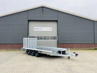 Vlemmix machinetransporter 3500 kg 400x180 NIEUW met graafbakplateau / opbergkist 2026 afbeelding 1 miniatuur