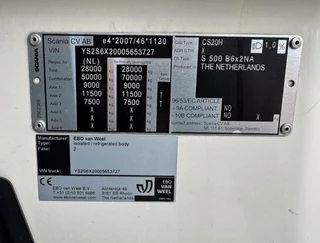 Scania S 2022 - S500 6X2 RETARDER 50 CC COMBI 2x TAILLIFT TOP CONDITION HOLLAND TRUCK изображение 25