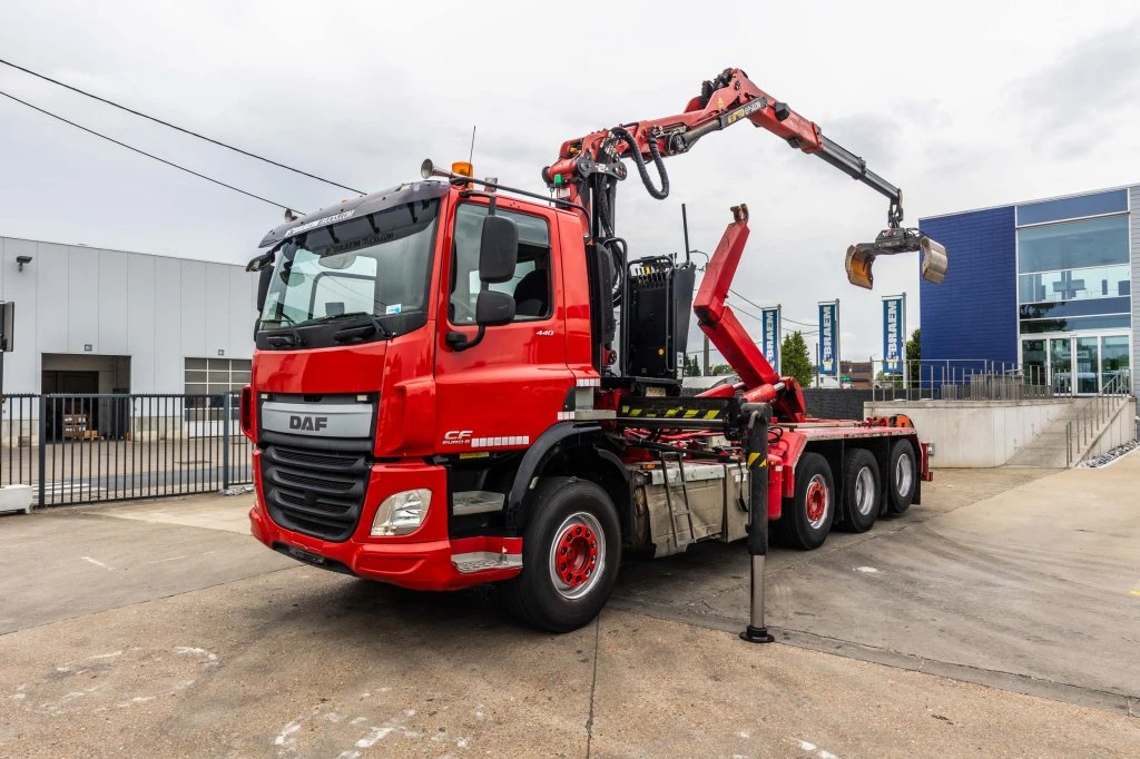 DAF CF 440 2015 - FAK-8x2 + Palfinger Epsilon Q180 Z95TR afbeelding 1