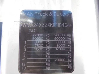 MAN TGX 2018 - 26.500 XXL NL TRUCK SMART TACHO 16X IN STOCK obrazek 20