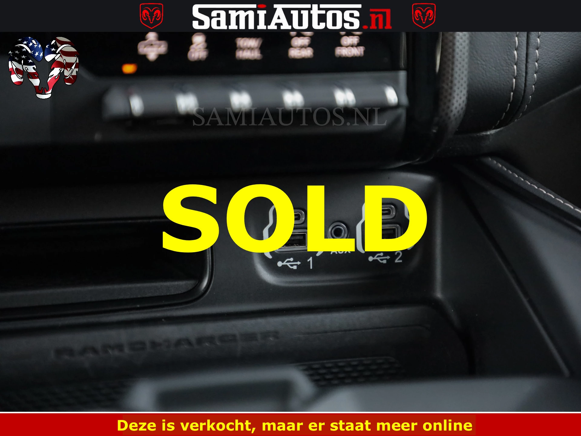Dodge Ram Pick-Up 2024 - DELMONICO | LIMITED NIGHT 5.7 V8 | BOM VOL | HUD | LUCHTVERING | MEEST LUXE DUBBELE CABINE | 5 PERSOONS | obrázek 60