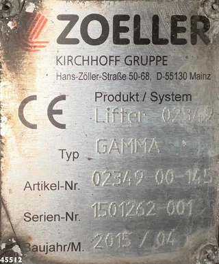 DAF FAG LF 220 Euro 6 Haller 14m³ Just 122.382 km! 2015 - N/A immagine 19