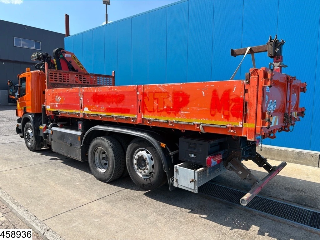 Scania P 2017 - 340 6x2, Euro 6, CNG, PTO, Palfinger, Remote afbeelding 4
