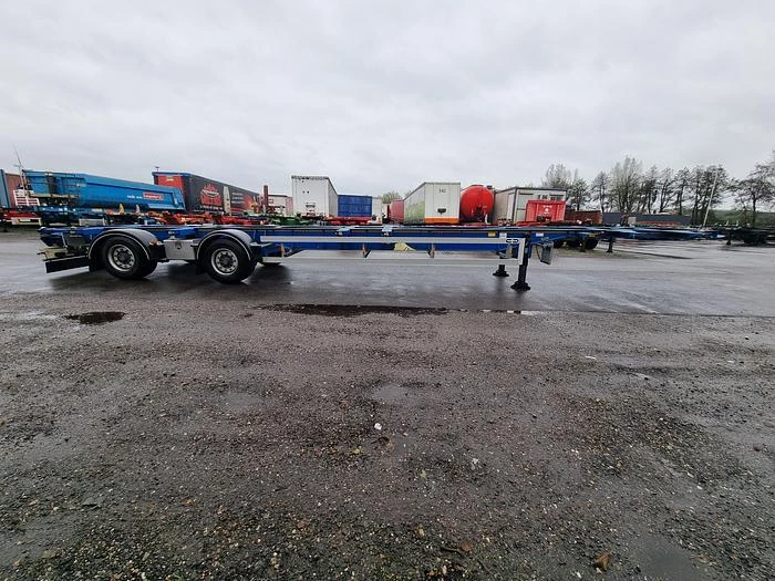 Van Hool A2C001 - container- CHASSIS-55 foot plus 2 X 20 FOOT -ADR- BPW DISC- 2 pieces financiering mogelijk. 2019 imagem 2