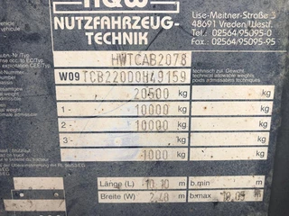 H&W HWTCAB 2078 2013 - HWTCAB 2078 2 As Wisselbare Wipkar i.c.m. BDF laadbak, 48-WK-LV obrazek 23