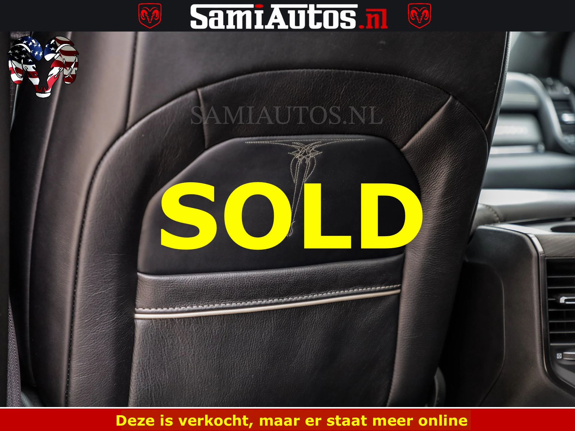 Dodge Ram 1500 2022 - LIMITED NIGHT | BOM VOL | HUD | MWK | LUCHTVERING | PANODAK | afbeelding 66