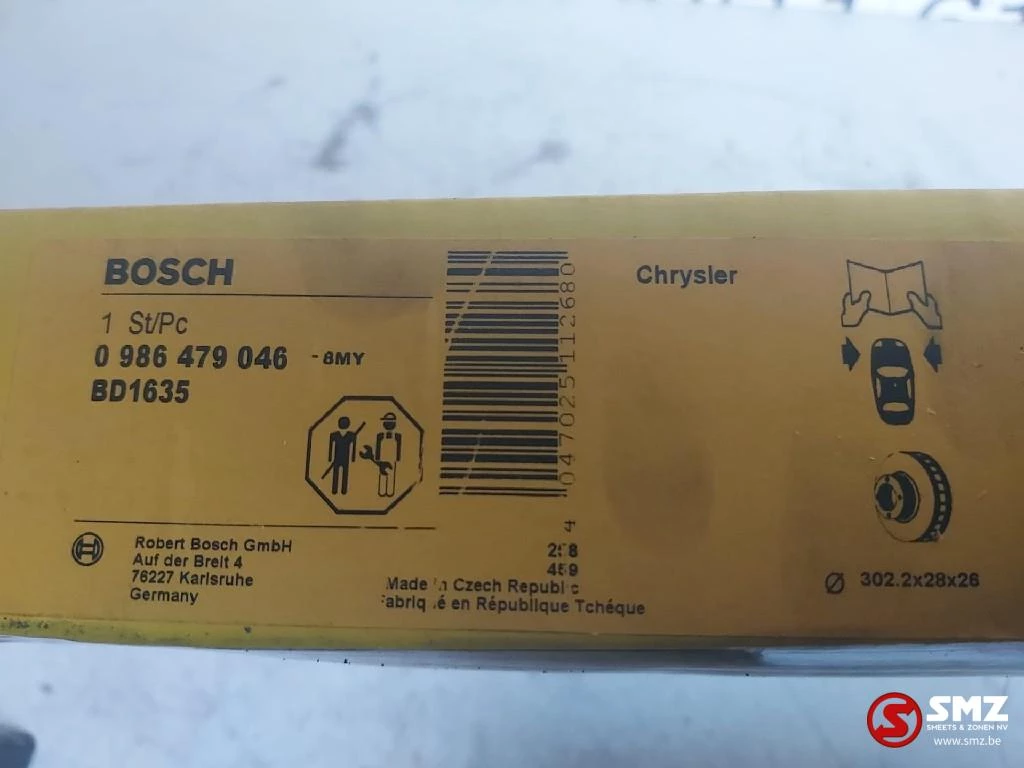 Chrysler - Occ Remschijf voor Bosch 0986479046 afbeelding 3