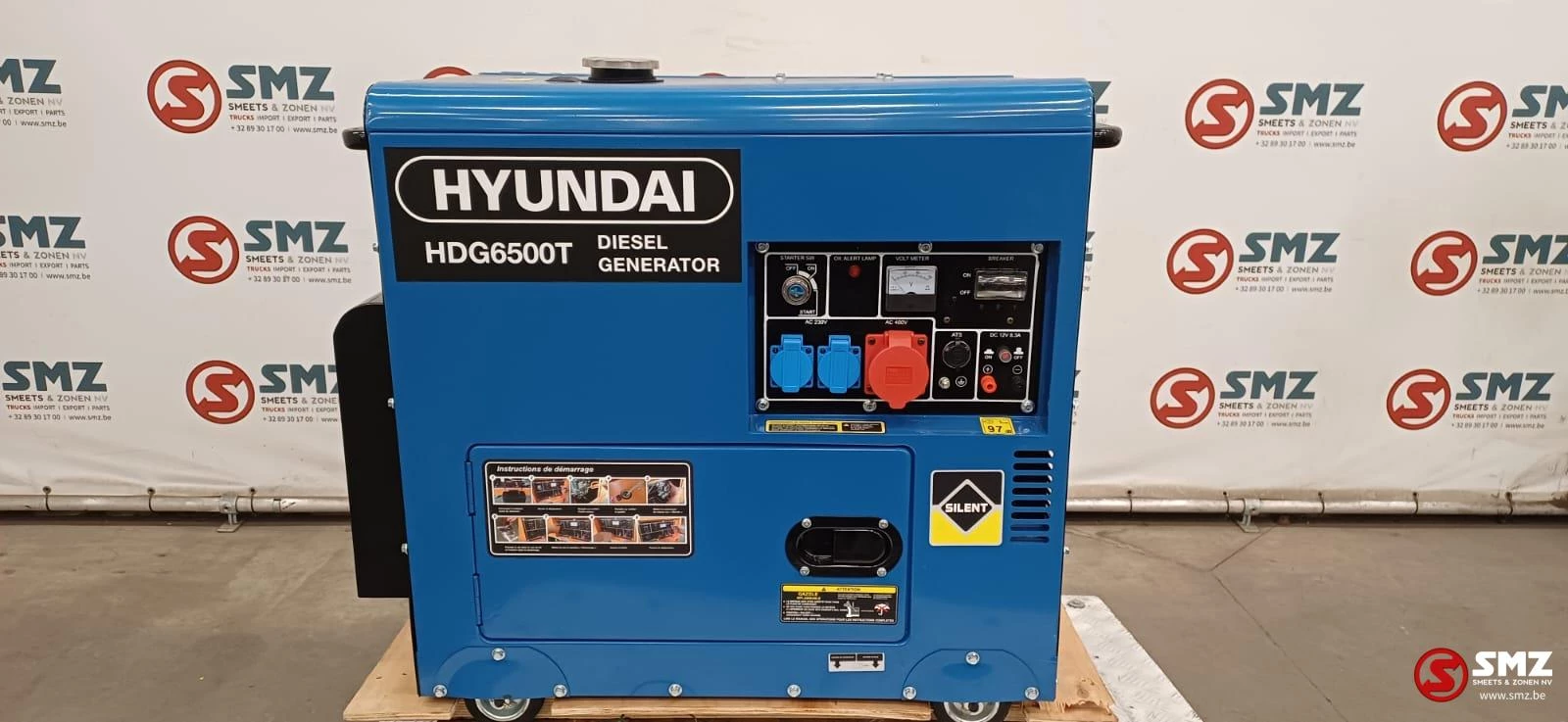 Hyundai - Occ stroomgroep HDG6500T Hyundai 6.5kva obrázek 1