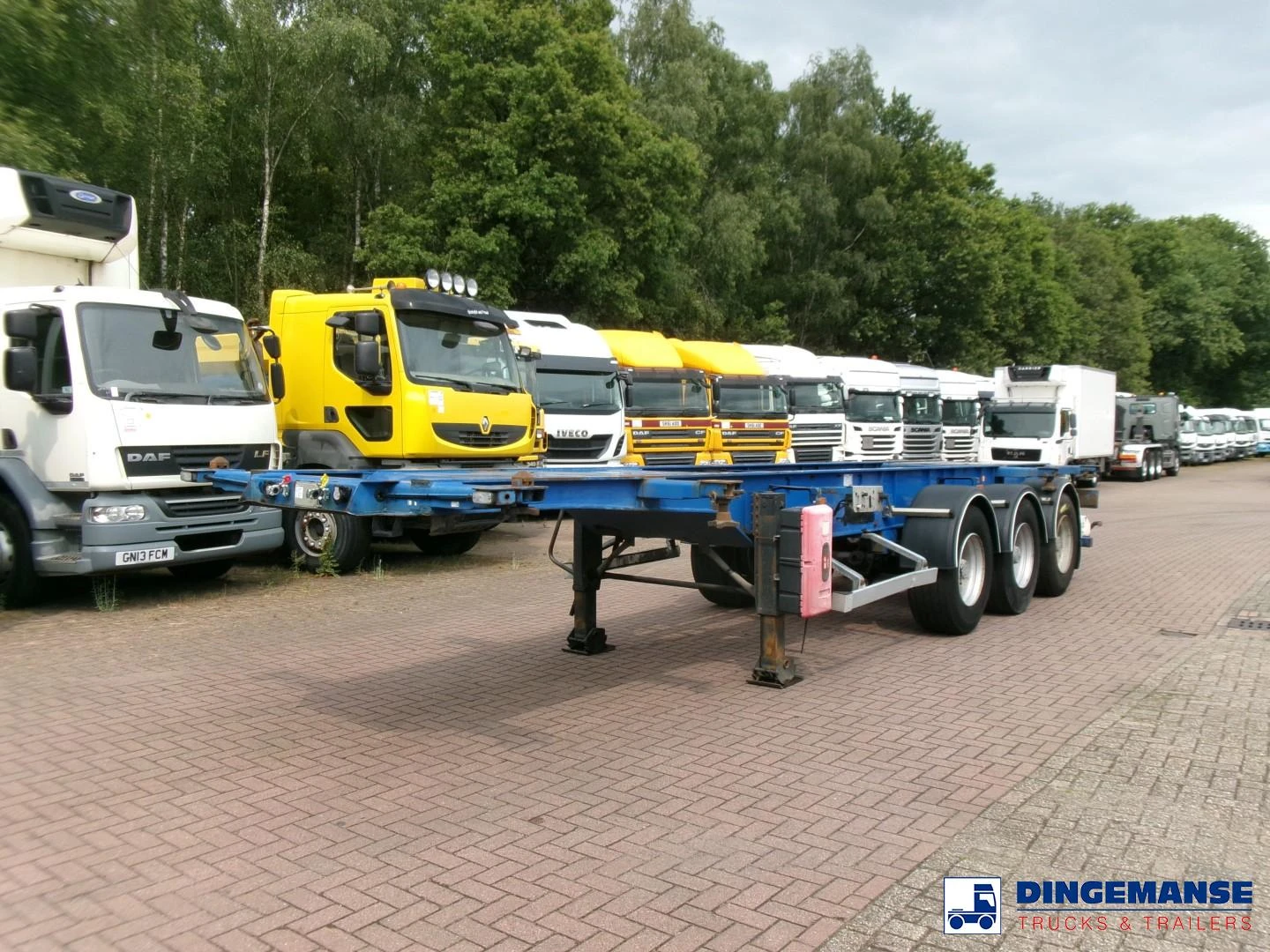 General Trailers 3-axle container trailer 20-25-30 ft 2003 imagen 1