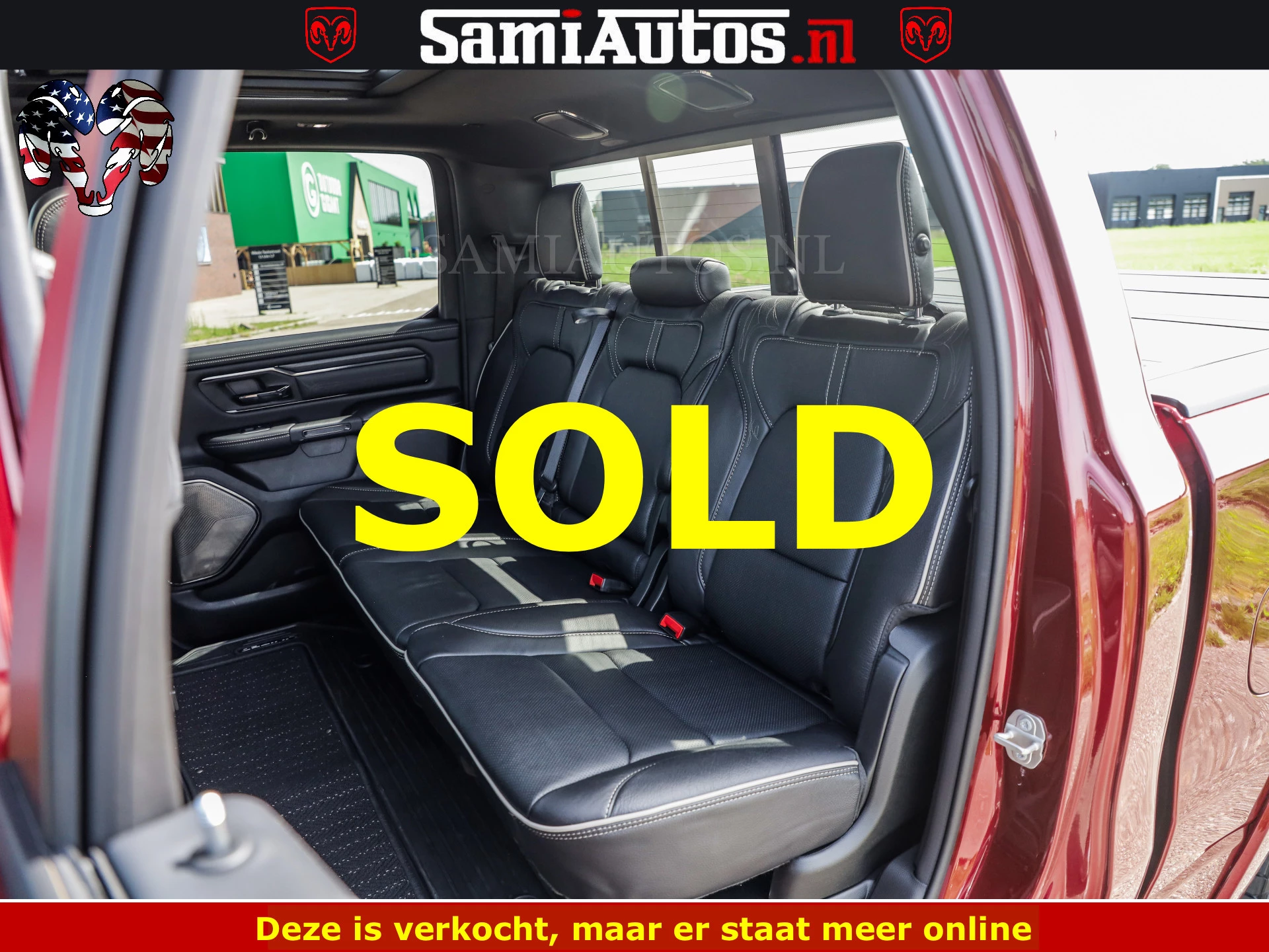 Dodge Ram Pick-Up 2024 - DELMONICO | LIMITED NIGHT 5.7 V8 | BOM VOL | HUD | LUCHTVERING | MEEST LUXE DUBBELE CABINE | 5 PERSOONS | obrázek 77