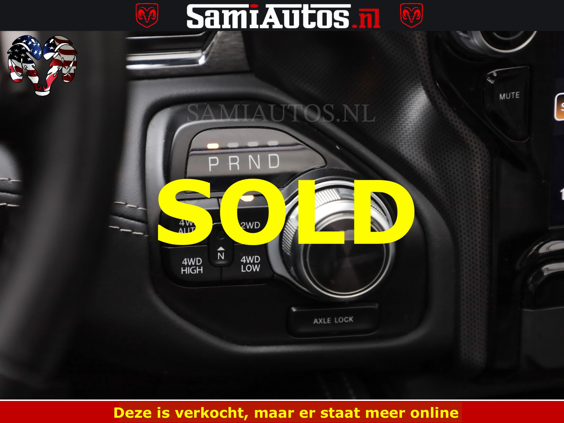 Dodge Ram 1500 2022 - LIMITED NIGHT | BOM VOL | HUD | MWK | LUCHTVERING | PANODAK | afbeelding 31