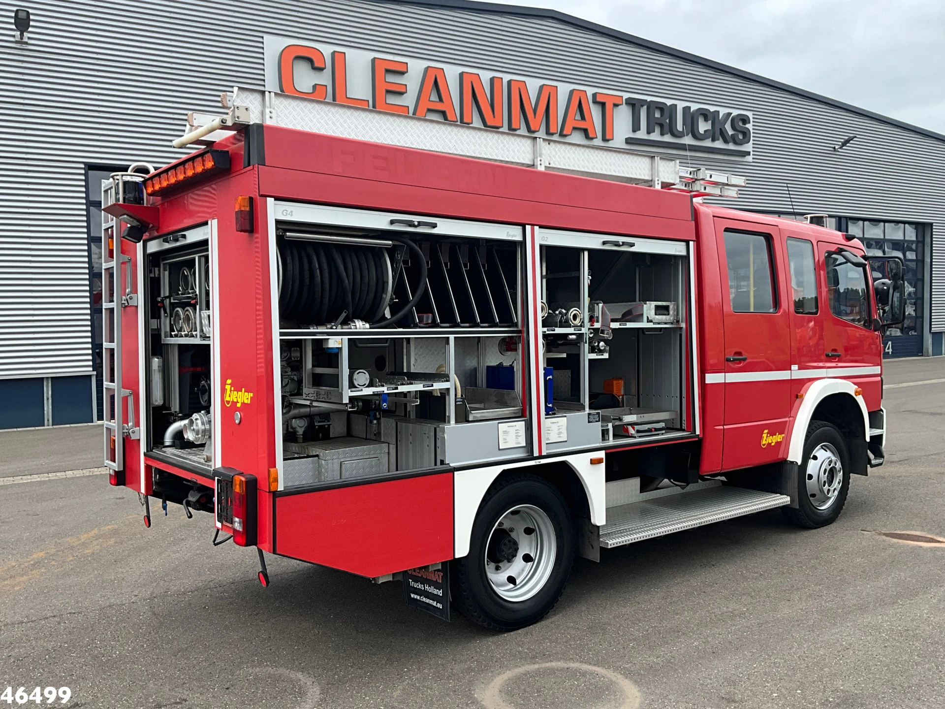 Mercedes-Benz Atego 2002 - 918 4x4 ZIEGLER Brandweer / materiaalwagen Just 17.693 km! afbeelding 7