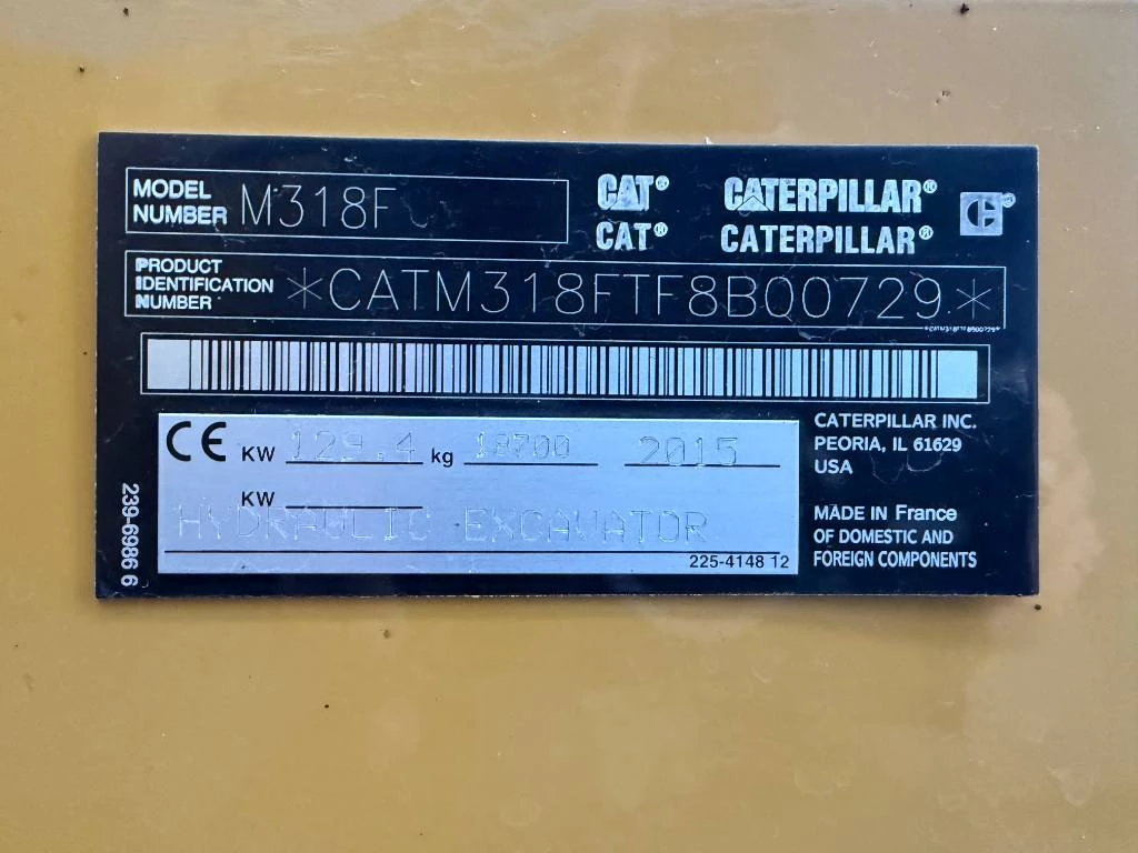Cat 2015 - M318F afbeelding 8