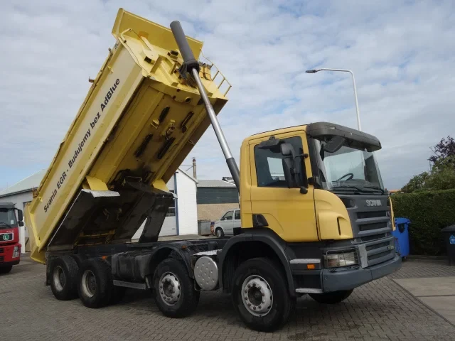 Scania P 2008 - P380 8X4 MET 20CUB STEEL KIPPER,MANUALGEARBOX afbeelding 1
