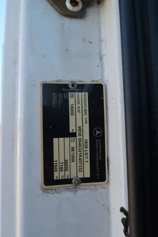 Mercedes-Benz Atego 1999 - 1828 Atego 1828 LS - 1999 obrazek 14