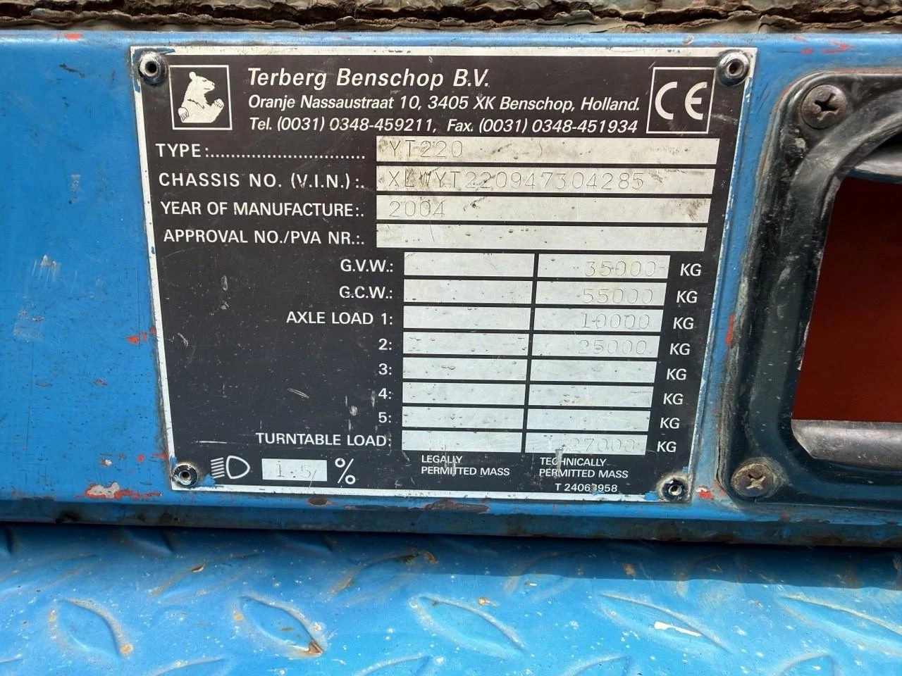Terberg YT220 2004 afbeelding 6