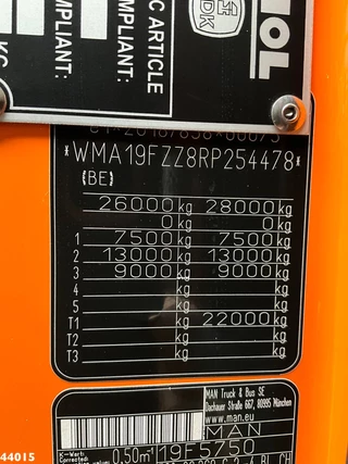 MAN TGS 2024 - 26.360 VDK 21m³, 2 compartimenten + weighing system image 23