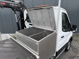 Ford Transit 2019 - 2.0 TDCI EURO 6 / PICK UP / HIAB KRAAN T-CLX 013 / 2.7 TONS TREKHAAK / 34.988 KM! / 1e EIG. / 3-ZITS / AIRCO / ZEER NETJES bild 7