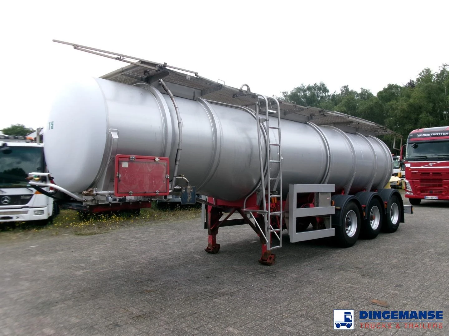 Fruehauf Chemical tank inox 22.5 m3 / 1 comp 1996 imagen 1