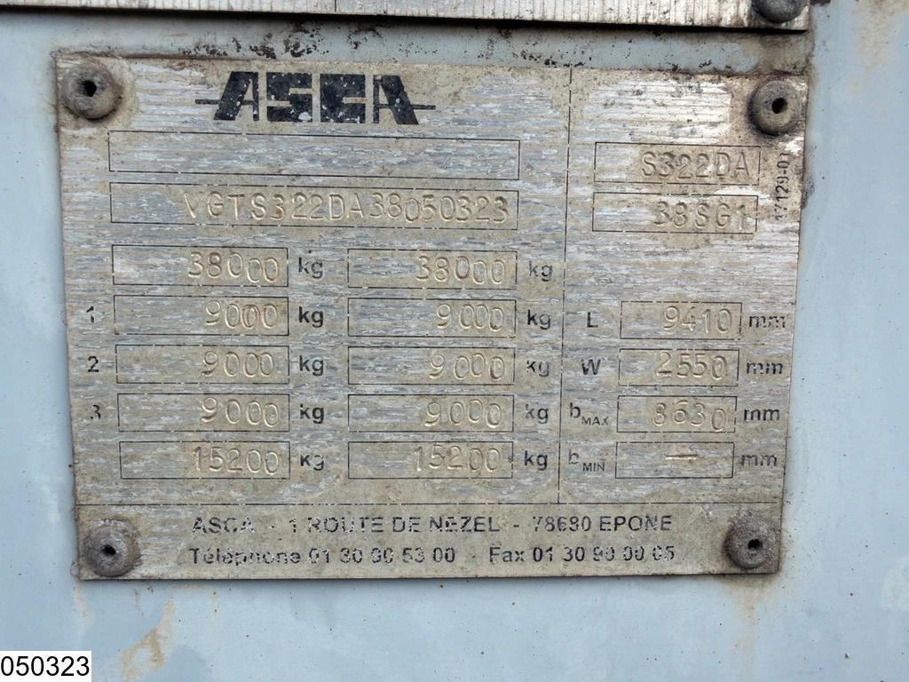 ASCA 2005 - Chassis 10 / 20 / 30 ft, ADR afbeelding 4