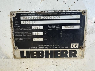 Liebherr R936 LC 2012 - N/A immagine 31