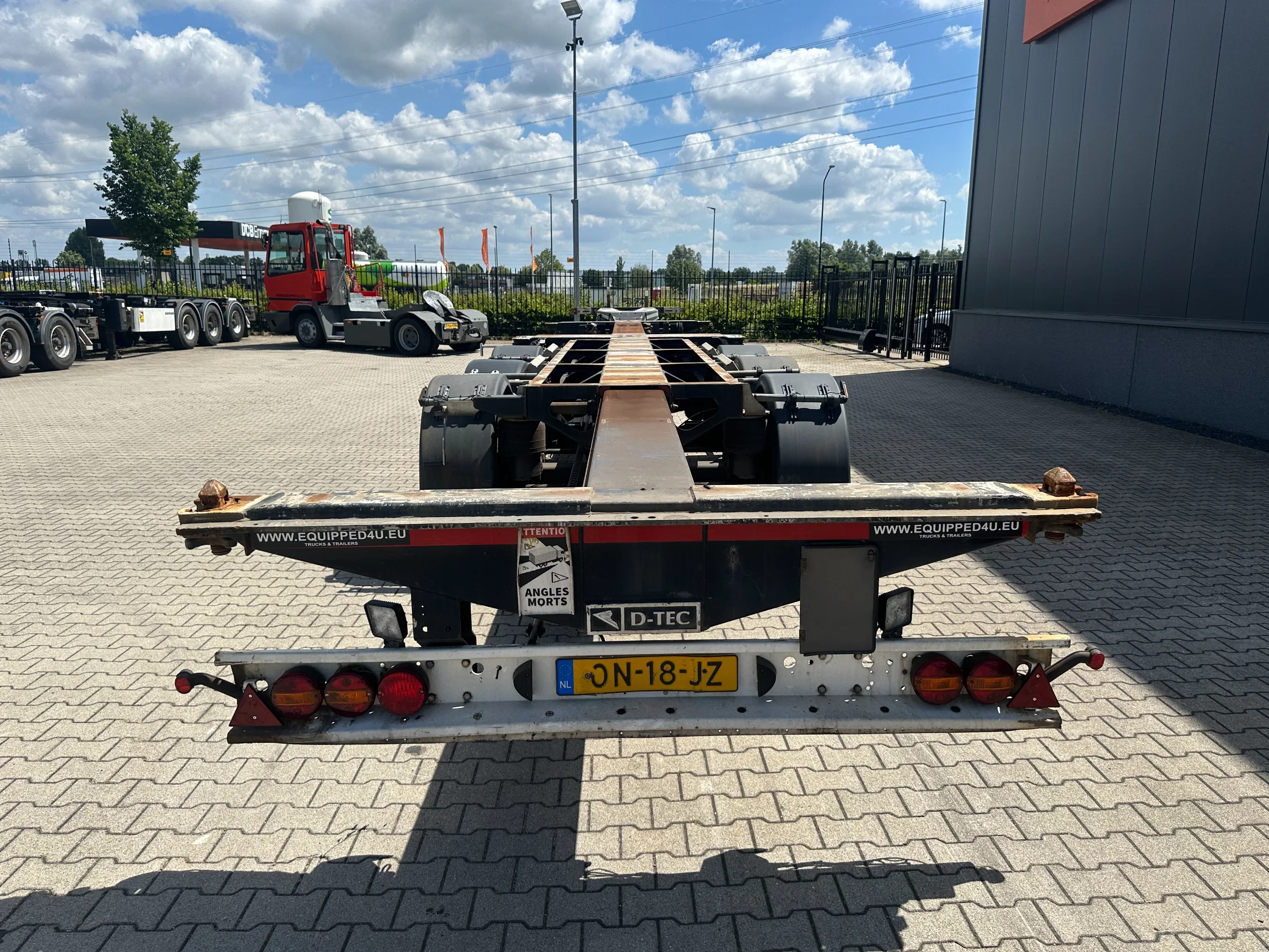 D-TEC 2014 - FLEXITRAILER / 45FT HC MULTI / BPW + drumbrakes / liftaxle / NL / APK 09-2026 afbeelding 7