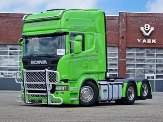 Scania R620-V8 2013 - Topline 6x2 - Retarder - Full air - Leather - 3.15 WB - Bull bar image 26