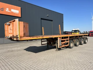 Nooteboom 1999 - OVB-73-04, 73 tons Ballast trailer, 4 axles, 3 hydraulic steering axles afbeelding 2 miniatuur