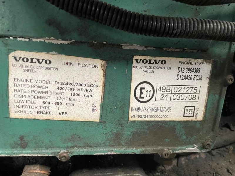 Volvo 1998 - D12A420 (ENGINE IS NOT GOOD!!!) imagen 2