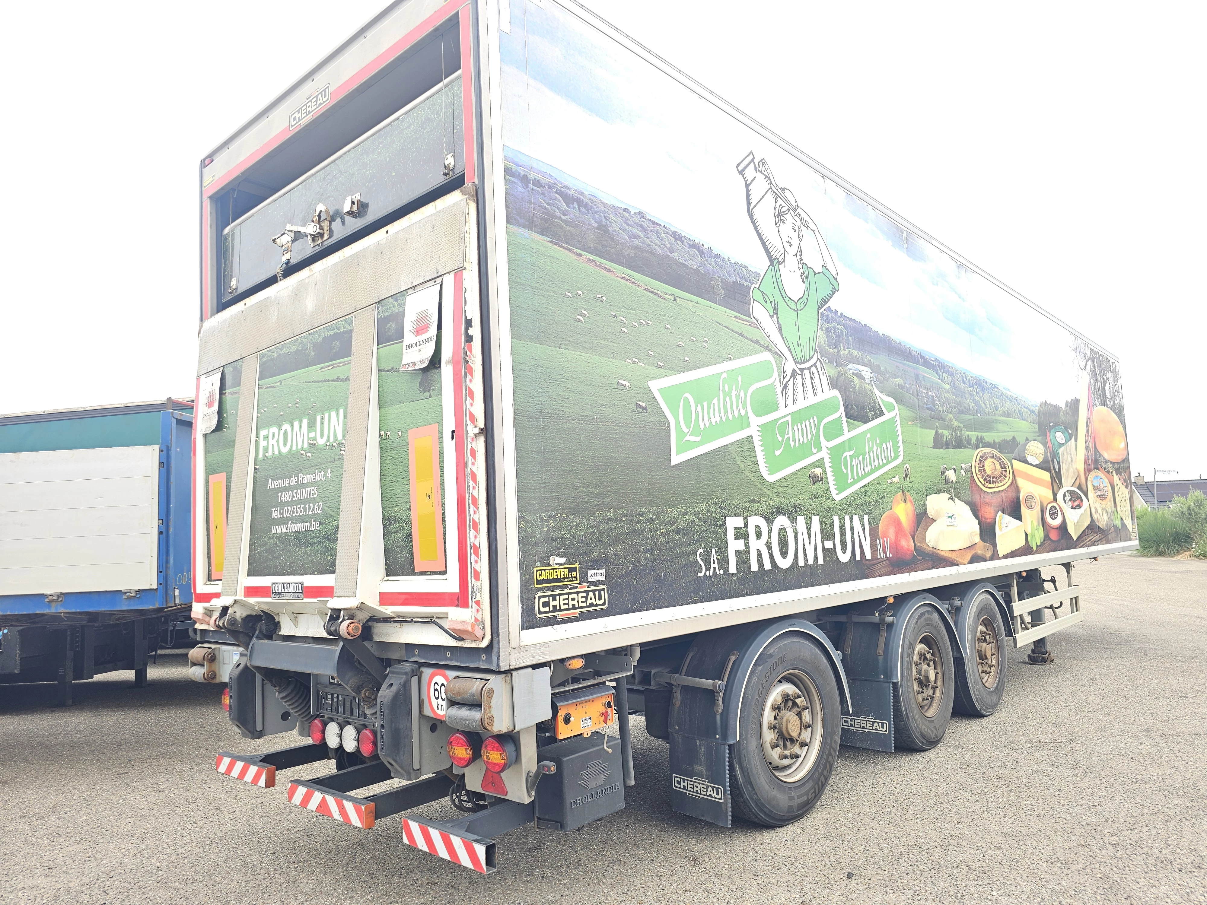 Chereau B3 /CITY TRAILER /STEERING AXLE/LIFT AXLE / 11.80 LONG /LOADING LIFT/ BPW DISC / CARRIER FRIDGE.TUV 23/7/2026 2012 afbeelding 12