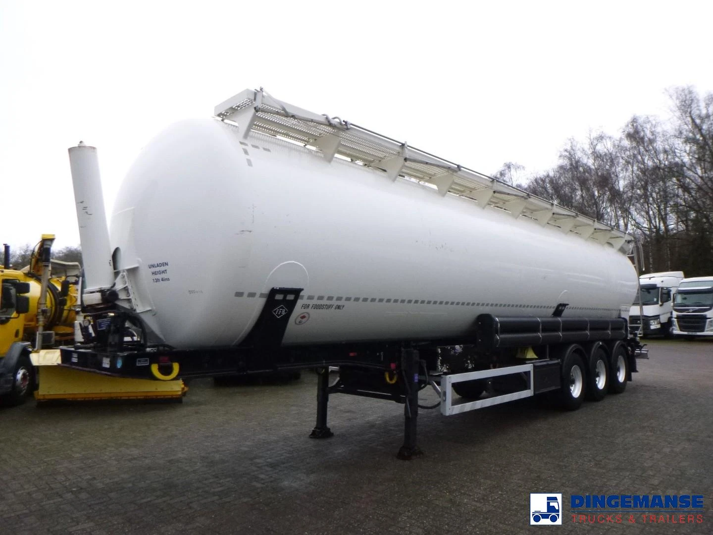 Feldbinder Powder tank alu 63 m3 (tipping) 2015 imagen 1