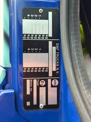 DAF AG75PC 2004 - CF Portaal Systeem Handgeschakeld obrazek 9