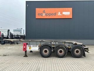 Van Hool 2010 - 20FT ADR CHASSIS / galvanized / MB DISC / 2x liftaxle / ADR / ALCOA / empty weight: 3.300kg / NL-chassis /APK: 04-2027 afbeelding 2 miniatuur