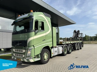 Volvo FH 2013 - 460 6x4 i.c.m. ESVE oplegger met Palfinger Epsilon Q200ZHPLS te koop