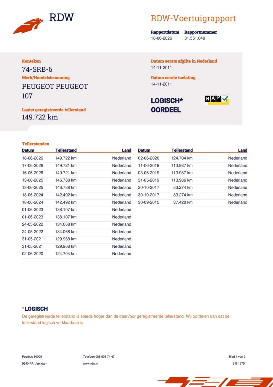 Peugeot 107 2011 - 1.0-12V Accent afbeelding 16