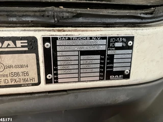 DAF FAN LF 220 Euro 6 Bekker LaGram Glaswagen 2015 - N/A obrazek 29