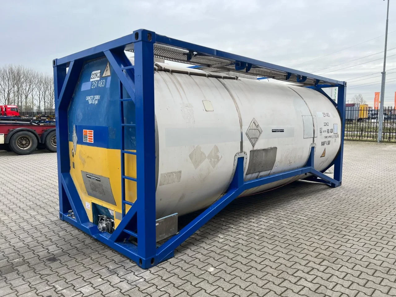 Welfit Oddy 1997 - 20FT ISO, 24.930L / 1-COMP / T11 / valid 5Y/CSC-inspection till 09/2028 afbeelding 4