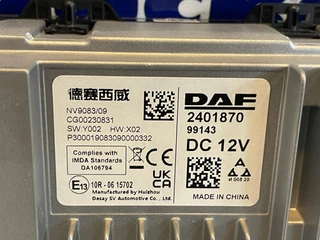 DAF N/A - 2401870 / 2426892 IVI DISPLAY obrazek 3