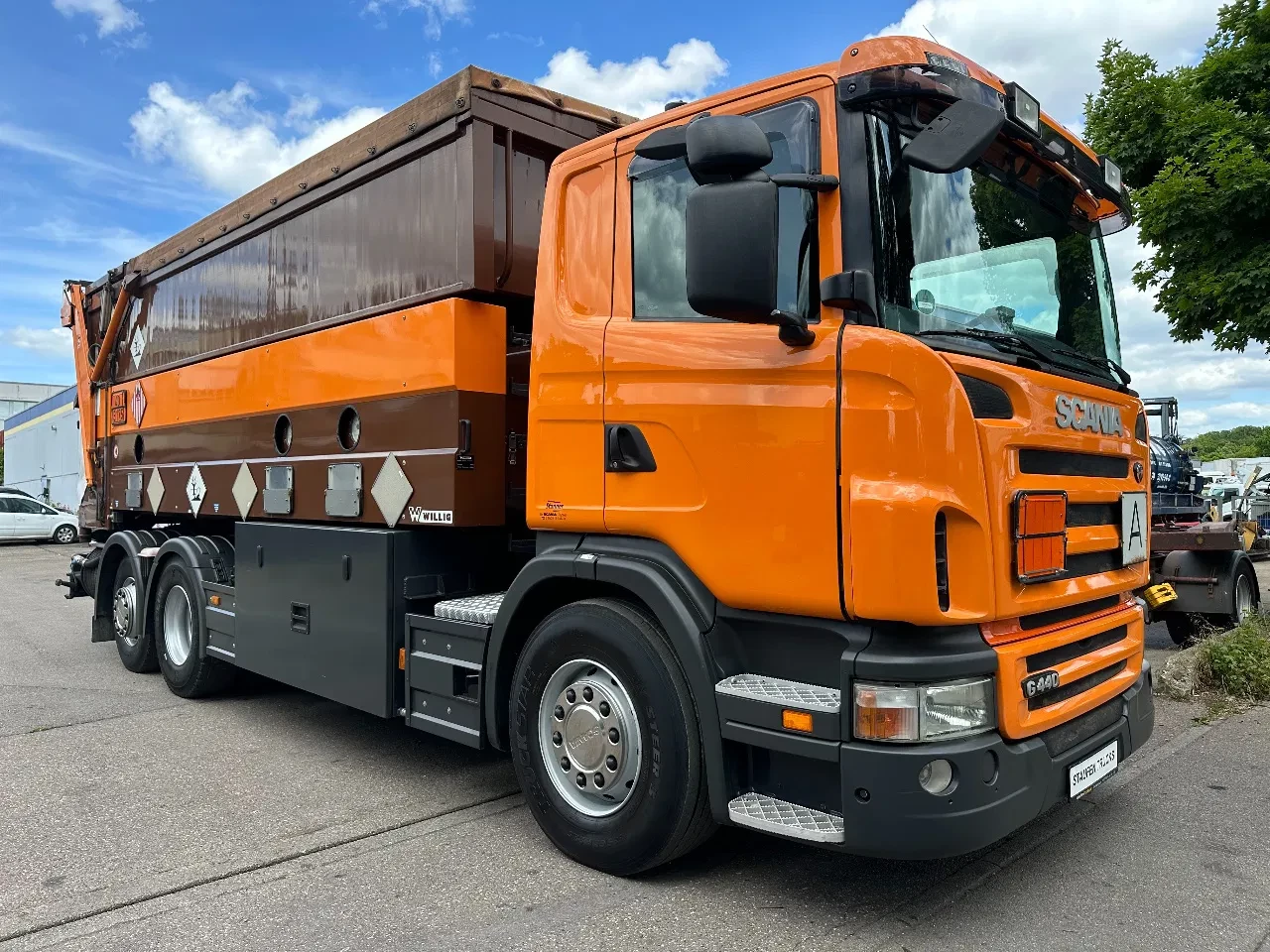 Scania G - G440 6x2 *Willig *Tank Altöl+Filter Entsorgung ADR afbeelding 1