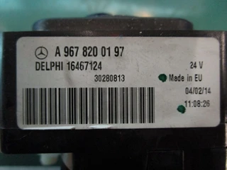 Mercedes-Benz - A 967 820 01 97 Mercedes verwarmingen bediening EURO 6 imagen 2 miniatura