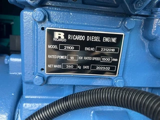 Ricardo N/A 2023 - 20KVA 16KW SILENT GENERATOR 3 PHASE 50HZ 400V NEW image 10