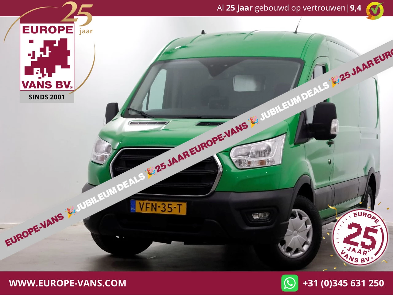 Ford Transit 2020 - 350 2.0 TDCI 130pk E6 RWD L3H2 Airco/Camera/Trekhaak 2750kg 03-2020 immagine 1