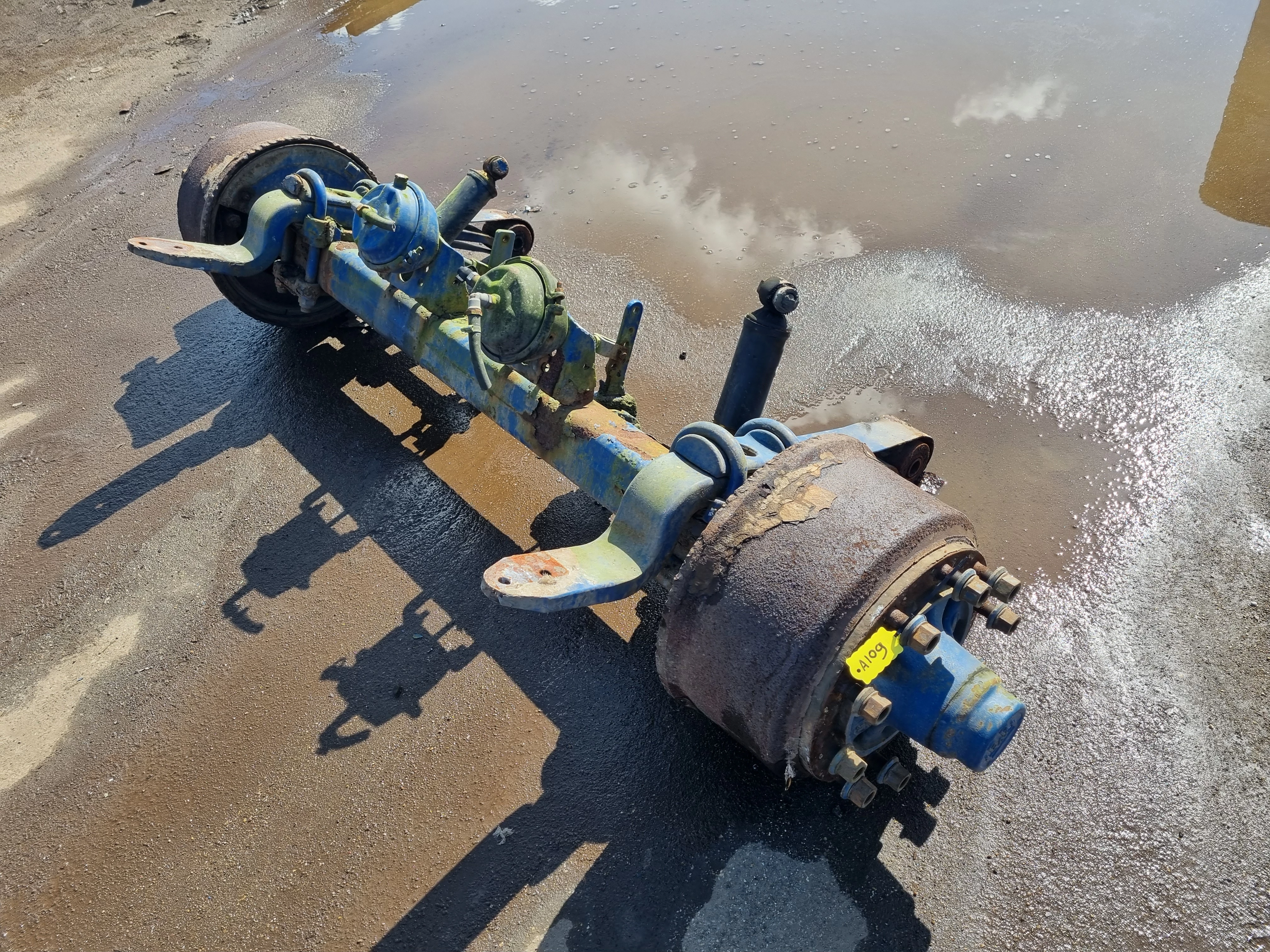 BPW TRAILER AXLE BPW ECO FOR SINGLE TIRE. immagine 3