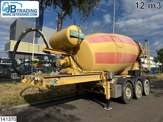MOL 2023 - Beton mixer 12 m3, Lift axle à vendre