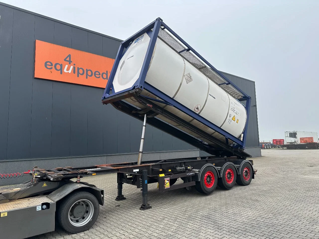 Van Hool 2005 - 20FT Tipping-chassis, ADR (EX/II, EX/III, FL, AT), SAF, 2 liftaxles obrázek 1