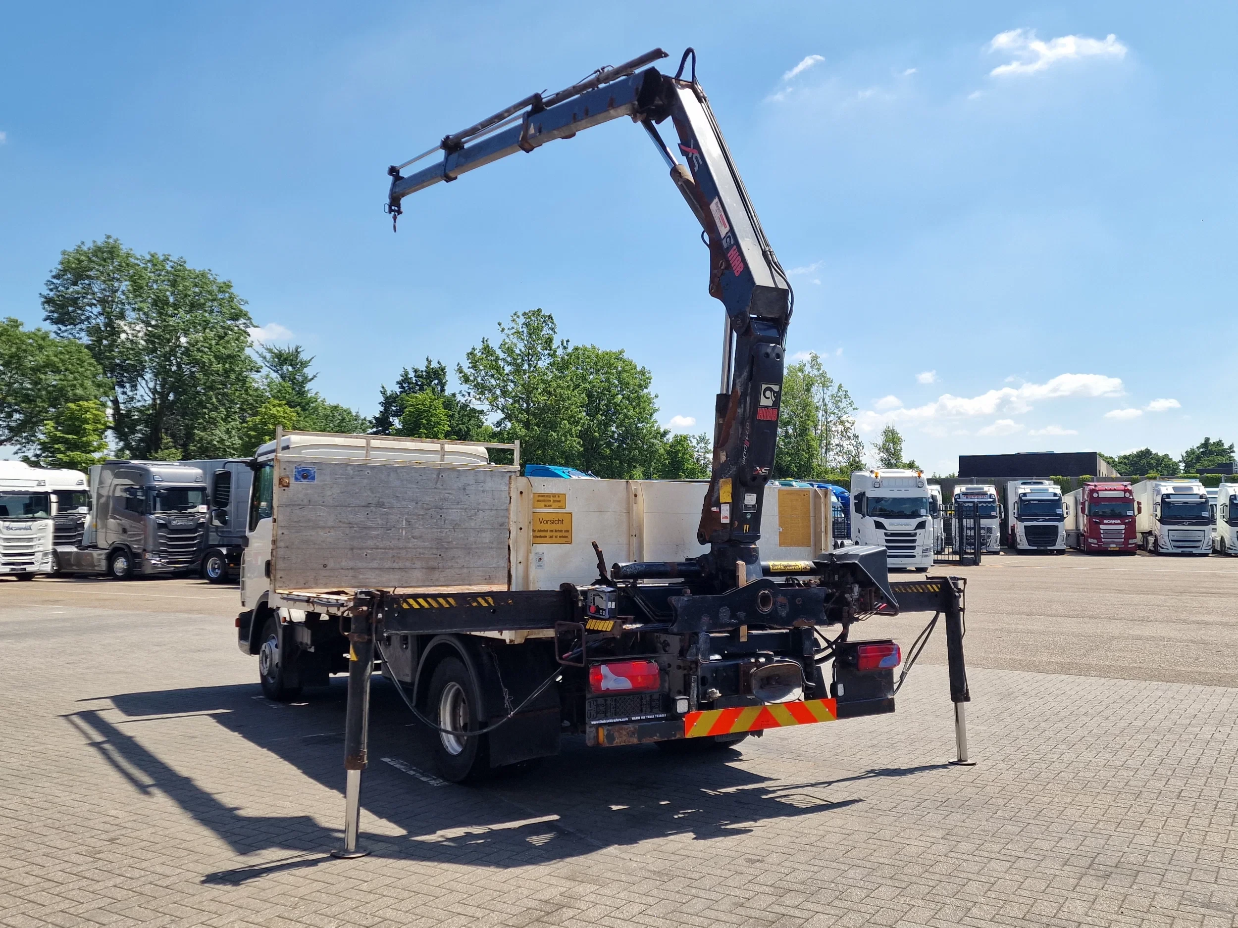 MAN TGL 2008 - 12.210 - HIAB 077 DUO Crane / Grua - Manual gearbox - Euro 4 zdjęcie 26