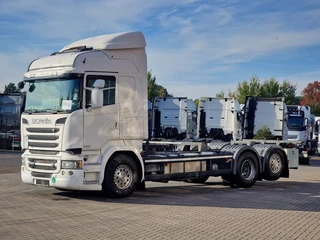Scania R 2015 - R520 V8 - 6x2 - full air - retarder - steering axle - leather - BDF afbeelding 3 miniatuur